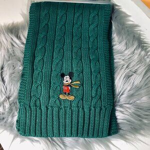 NEW Disney Mickey Mouse Cable Knit Kids Scarf and Hat Set